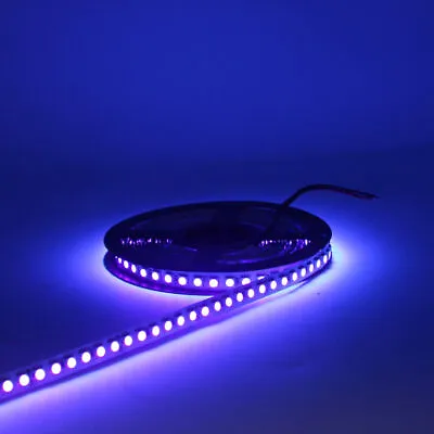 UV Led Strip Light 395-405nm 5050 60/120led/m Flexible Blacklight String 12/24V • £2.03