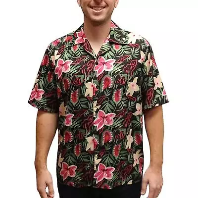 Chunk Truffle Shuffle Hawaiian Shirt Goonies Movie Costume Floral 80s Flowers • $36.78