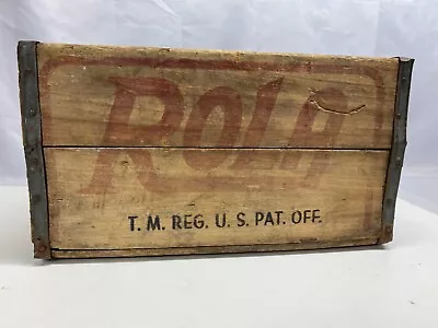 Vintage ROLA COLA Wooden Soda Pop Crate—Erie PA • £35.63