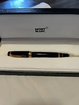 Rare Montblanc Boheme Rouge Red Ruby Stone Cap Ballpoint Pen New In Case • $329
