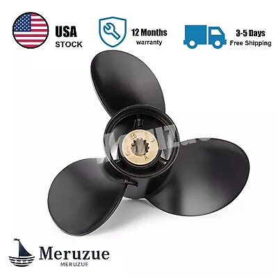 10 3/8 X 14 Boat Propeller 13 Spline Tooth Fit Mercury Engines 25-70HP RH • $52.64