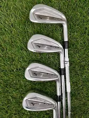 2021 Mizuno Jpx921 Forged Iron Set 7-pw Stiff Tt Amt Tour White S300 Good • $399