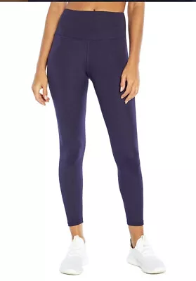 Marika Size M 27” Blue Astral Aura Glimmer Pocket Leggings Yoga Pants Gym Run • $27.27