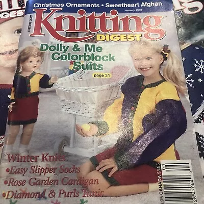 Knitting Pattern For 18” Doll And Girls Matching Dresses • $12