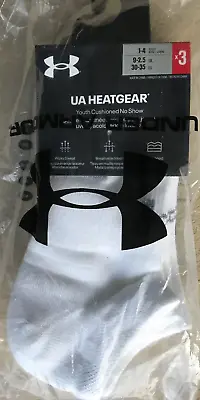 Under Armour Heat Gear Socks White Small CLG 3 Pack • £5