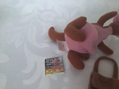 McDonalds  Winnie The Pooh - 2002 Kanga - Soft Plush With Book And Bag Vgc • £3.75