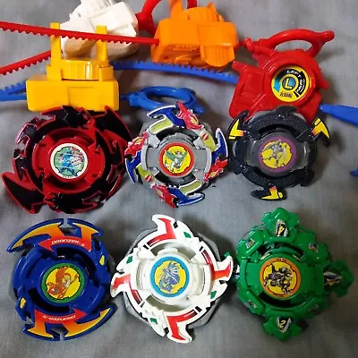 Beyblade Lot Dragoon Dranzer Draciel S Wolbog Galzzly A-1 2 Storm Spiral Shield • $100