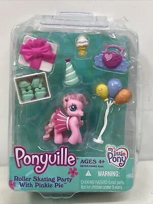 Rare My Little Pony Ponyville Roller Skating Party With Pinkie Pie 2007 NEW • $39.95