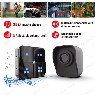 Home Security Driveway Alarm Mailbox Alert Mailbox Alarm Welcome Chime Wireless • $37.86