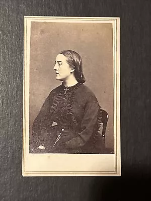 1860 Cdv Of Adele Douglas Wife Of Senator Stephen Douglas By Brady • $155