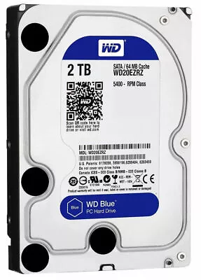 WD 1TB 2T 3T 4TB HDD Blue PC Purple Surveillance Hard Drive Western Digital 3.5  • $129.95