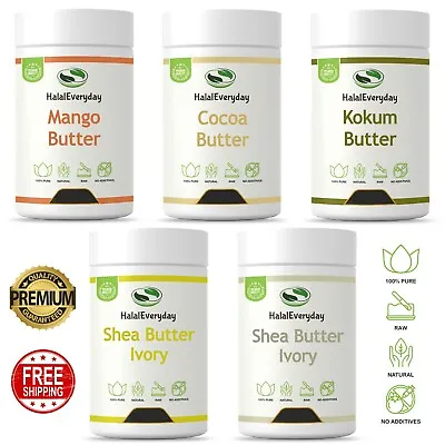 Raw African Shea Mango Cocoa Kokum Illipe Butter 100% Pure Unrefined Bulk • $349.95