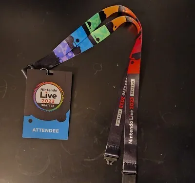 Nintendo Live Seattle 2023 - Limited Edition Lanyard - EXCLUSIVE! FREE SHIPPING! • $15