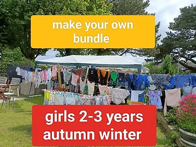 £1.49 • Buy 2-3 Years Girls Outfit Dress Jumper Top Jacket Pj Autumn Winter Make A Bundle