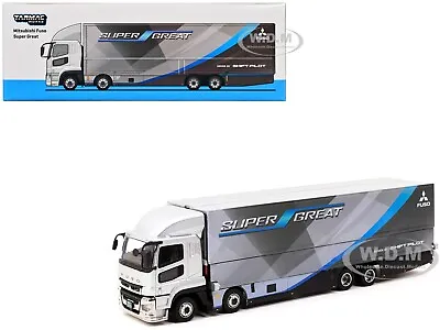 Mitsubishi Fuso Truck W/transporter Super Great 1/64 Tarmac Works T64t-tl001-fsg • $69.99