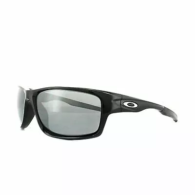 [OO9225-01] Mens Oakley Canteen Polarized Sunglasses - Black/Black Iridium • $67.98