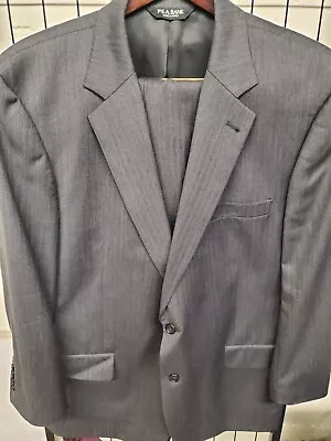 Jos A Bank Signature Collection Two Piece Wool Grqy Suit 46R 40X29 MINT BONUS • $17.50