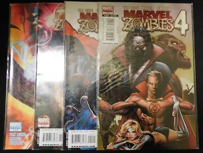 Marvel Zombies 4 1-4 Comic Set Complete Van Lente Kev Walker Beaulieu 2009 Vf/nm • $12