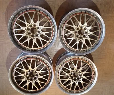 $1199 • Buy Jdm Rays Volk 17  Wheels Gt-u 17x7 Rims 2 Pc 4x100 Rare Discontinued 