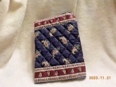 Vera Bradley Book Cover In Retired Navy Pattern • $11.50