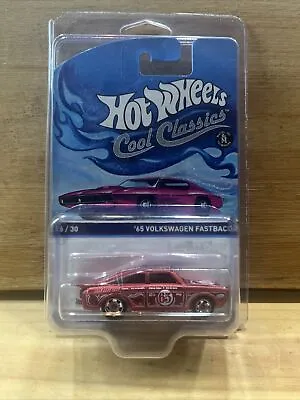 2013 Hot Wheels Cool Classics   '65 VOLKSWAGEN FASTBACK  (Pink CAR CARD) E • $18.88