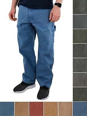 Dickies Men's Carpenter Pants Relaxed Fit 8-9 Pocket Straight Leg Denim Jeans • $27.99