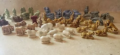 Lot Of 54 Red Rose Tea Figurines By Wade England Mostly Animals • $49