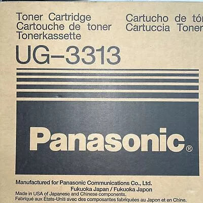 Genuine Panasonic UG-3313 Black Toner - NEW SEALED • $17.93