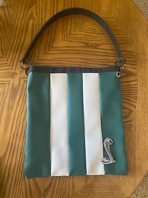 MUstang Shelby Cobra Handmade Purse Bag Ford Muscle Car Racing Stripes • $22.50