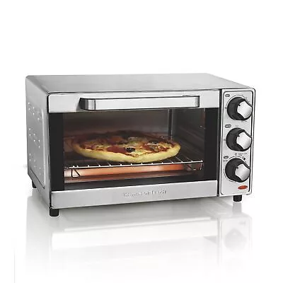 Hamilton Beach Countertop Toaster Oven & Pizza Maker Stainless Steel (31401) • $52.84