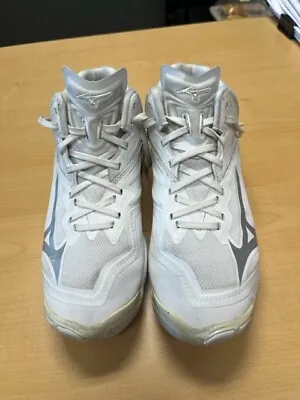 Mizuno Wave Lightning Z6 Women's Athletic Shoes Size 7.5 White • $18