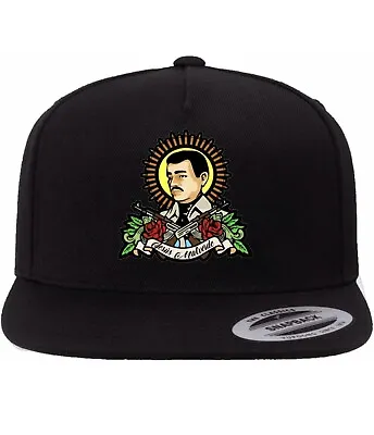 Jesus Malverde (SnapBack Style) Unisex Snapback Hat Cap- Black • $24.99