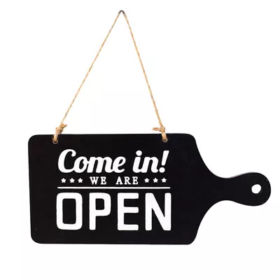 Pizza Board Open Sign For Store Pub Bar Cafe Decoration - Black • £10.59