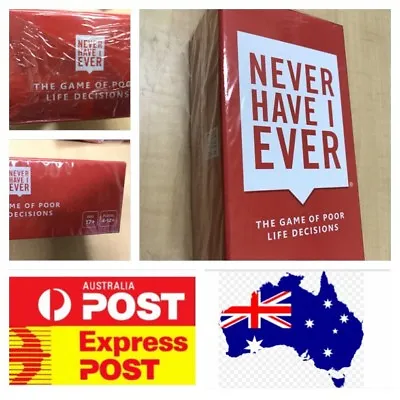 Never Have I Ever Party Card Game AU Stock • $29.88