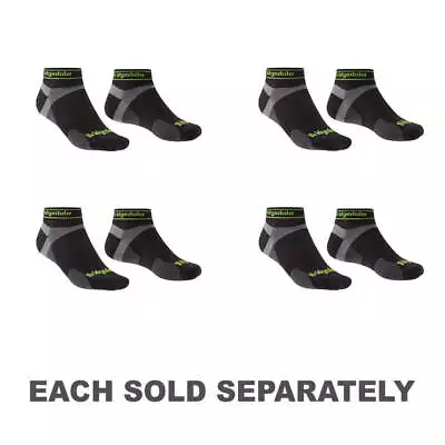 Sport Fit Y-Heel & TermoFit Black Bridgedale Men's Merino Sport Low Socks • $33.99