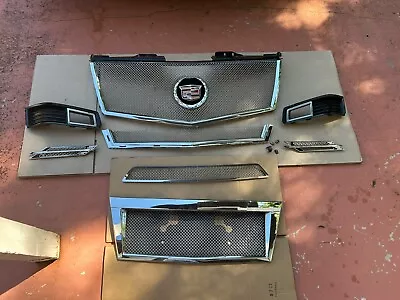 08-13 Cadillac CTS Mesh EG E&G Grille Grill W/ Emblem Upper And Lower Set • $1000