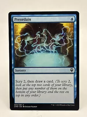 Preordain NM/M* Commander Legends ENGLISH 084/361 Mtg-UnltdCards • $1.74