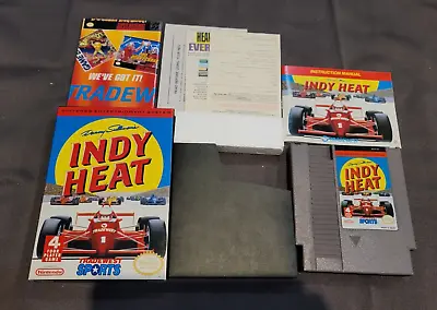 Danny Sullivan's Indy Heat For NES Nintendo Complete In Box CIB Near Mint Shape • $251.99