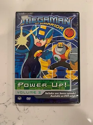 MegaMan NT Warrior Volume 3 Vol. 3 Power Up! DVD With Insert Clean Disc OOP Rare • $35