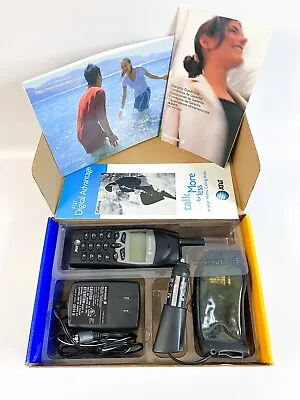 Vintage Ericsson Mobile Phone A1228LX With Charger Box And Manuals. Works- AT&T • $35