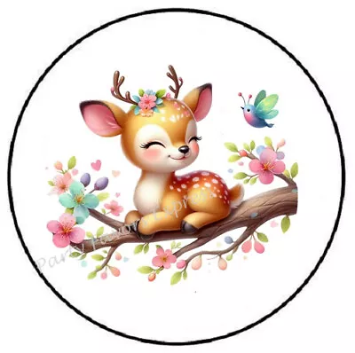 Deer Spring Envelope Seals Labels Stickers Party Favors • $4.99