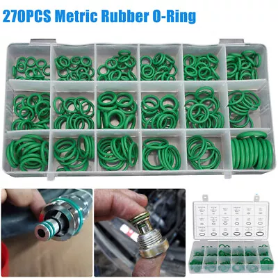 Universal Rubber O-Ring Metric Assortment Set Gasket Seal MM Kit 270 Pcs • $8.98