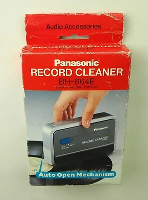 Panasonic Battery Operated Vinyl Record Safe Cleaner Rare Vintage National • £45