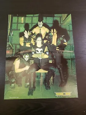 WCW Magazine Wrestler Poster Sting Goldberg & The Misfits Band *2 Sided* • $17