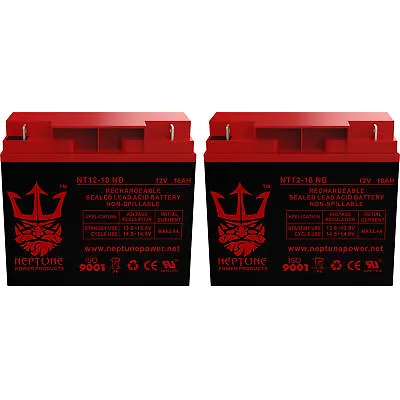 Schwinn X-CEL12V 18Ah Replacement Electric Scooters Battery By Neptune - 2 Pack • $74.90
