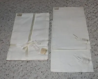 Vintage John Stanley - 5 Monogrammed Linen Handkerchiefs -  H   J  &  K  • $44.95