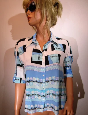 $42 • Buy NWT ROSA CHA Swim Cover Up Shirt SILK Blouse Swimwear Beach LARGE