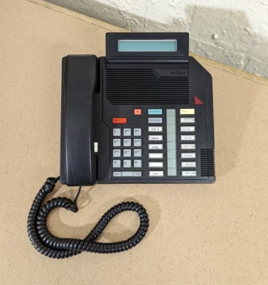 $16.99 • Buy MERIDIAN Nortel Business Office Corded Phone M5316 NT4X42 (Black)