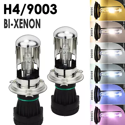 NEW H4 9003 Hi/Lo Bi-Xenon HID Replacement Bulb AC 35W CS2 Super Bright 4K-12K • $17.99