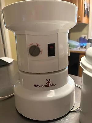 WonderMill Powerful High Speed Electric Grain Mill Grinder - White • $202.50